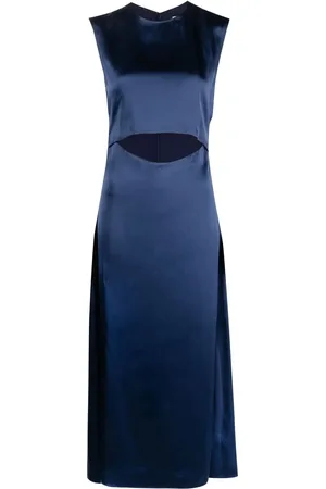 Loulou de Saison Copan cut-out satin dress