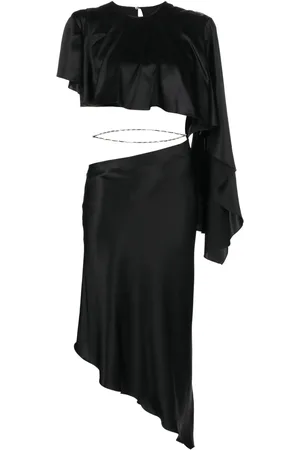 MATÉRIEL by Aleksandre Akhalkatsishvili Asymmetric silk dress