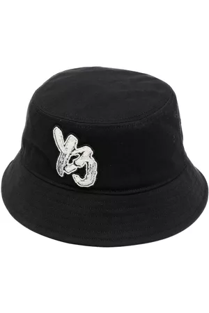 Y-3 Hats - Logo-patch bucket hat