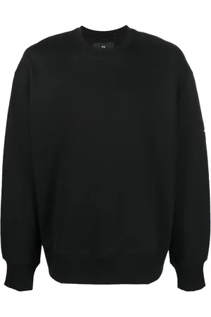 Y-3 Logo print crew neck sweatshirt