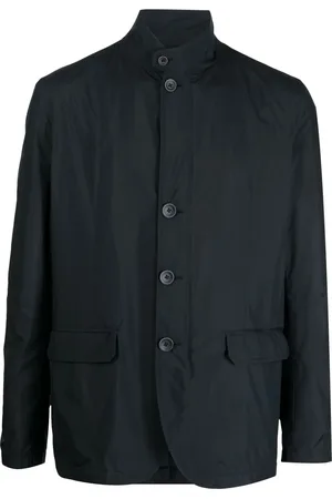HERNO Button-front bomber jacket
