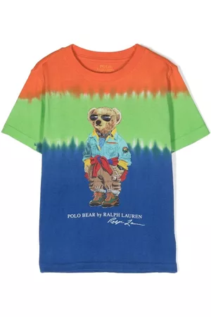 Ralph Lauren Boys Short Sleeve - Tie-dye cotton T-shirt