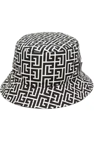 Balmain Men Hats - Monogram-print bucket hat