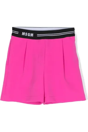 Msgm Logo-waistline shorts