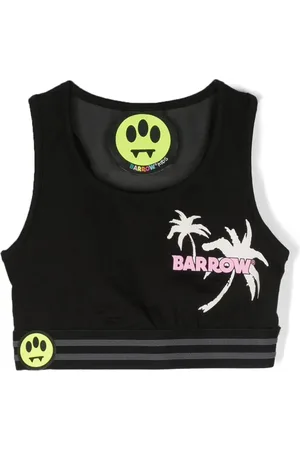 BARROW Logo-print sleeveless top