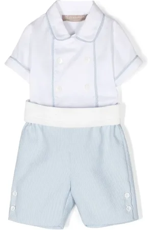 LA STUPENDERIA Striped short set