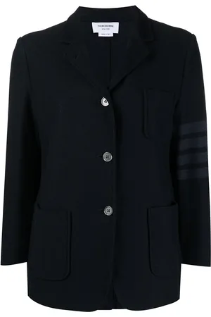 Thom Browne 4-Bar stripe twill sack jacket