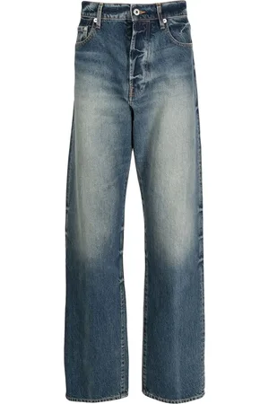 Kenzo Stonewashed straight-leg jeans