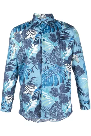 Etro Floral-print long-sleeved shirt