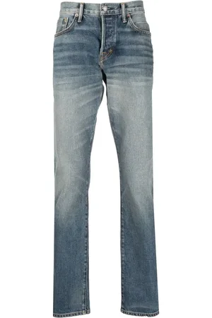 Tom Ford Whiskering-effect straight-leg jeans
