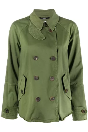Bazar Deluxe Women Trench Coats - Double-breasted trench jacket