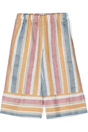 Il gufo Striped wide-leg trousers