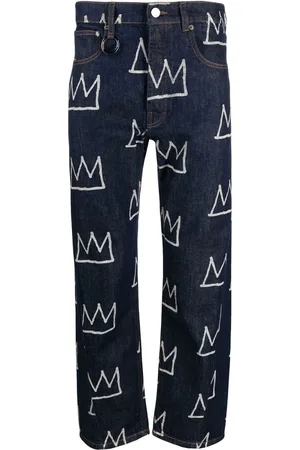 Etudes All-over crown-print trousers