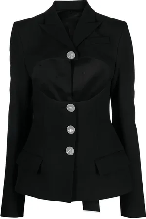 The Attico Gwenda single-breasted blazer