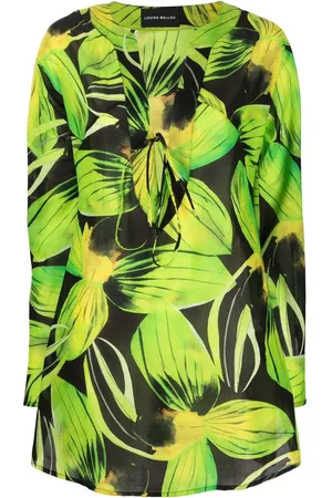 Louisa Ballou Floral-print minidress