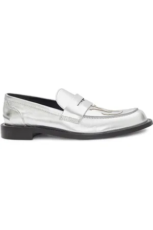 J.W.Anderson Anchor logo-embroidered loafers