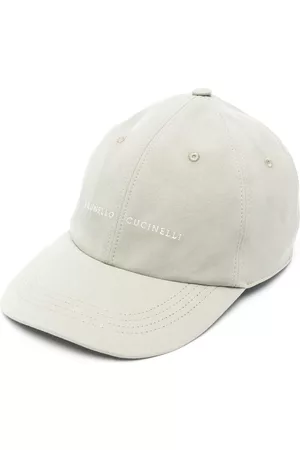 Brunello Cucinelli Men Caps - Logo-embroidered cap