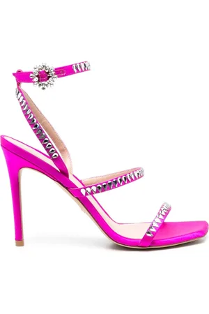 Stuart Weitzman Crystal-embellished 115mm pumps