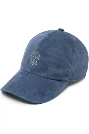 Brunello Cucinelli Men Caps - Logo-embroidered cap