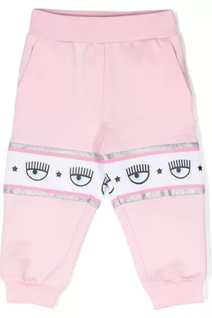 Chiara Ferragni Eyelike cotton track pants