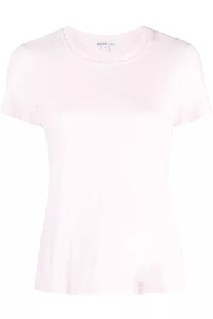 James Perse Women Short Sleeve - Round-neck short-sleeved T-shirt