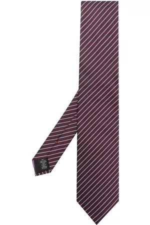 Z Zegna Men Bow Ties - Striped silk tie