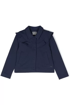 Il gufo Bib collar ruffled jacket