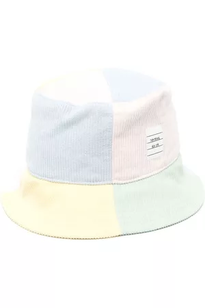 Thom Browne Logo patch corduroy bucket hat