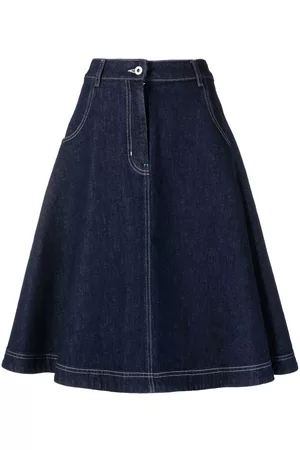 Kenzo Flared denim skirt
