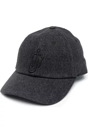 J.W.Anderson Caps - Denim grey baseball cap