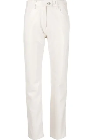 Courrèges Straight-leg vinyl trousers