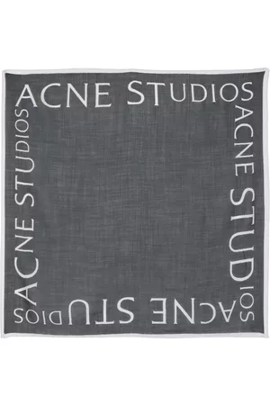 Acne Studios Logo-print wool scarf
