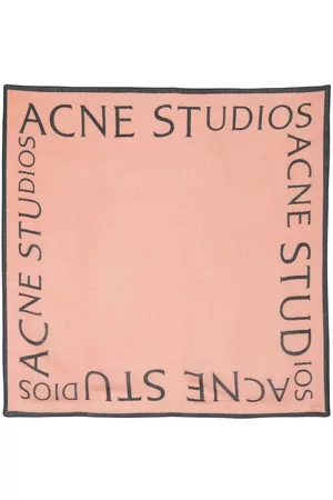 Acne Studios Scarves - Logo-print wool scarf