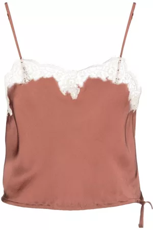 Saint Laurent Lace-trim camisole top