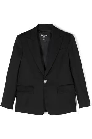 Balmain Single-breasted virgin-wool blazer
