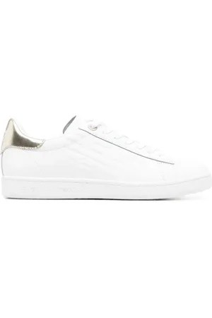 EA7 Low-top panelled sneakers