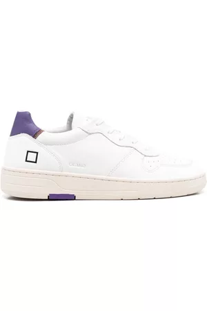 D.A.T.E. Women Sneakers - Logo-print low-top leather sneakers