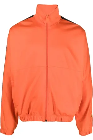 Heron Preston Logo-tape zip-up track jacket