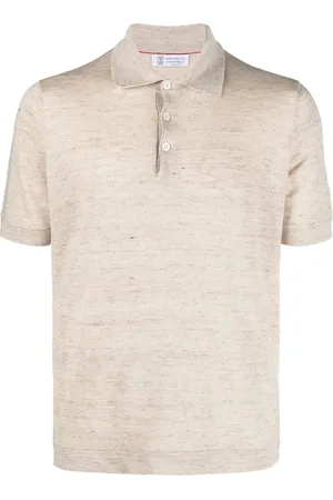 Brunello Cucinelli Short-sleeved knitted polo shirt