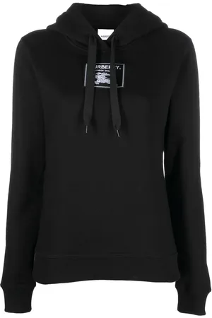 Burberry Logo-patch pullover hoodie