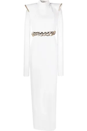 JEAN-LOUIS SABAJI Chain-detail maxi dress