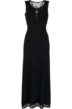 Natasha Zinko Lace-trimmed midi dress