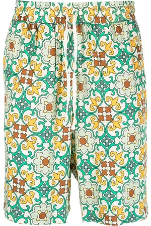 Drôle de Monsieur Faïence printed shorts