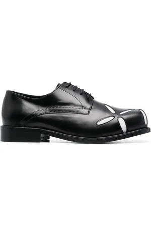 Stefan Cooke Slashed square-toe Derby shoes