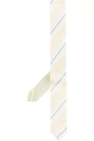 Thom Browne Men Bow Ties - RWB striped tie
