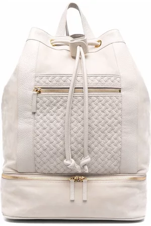 ELEVENTY Braided-panel leather backpack