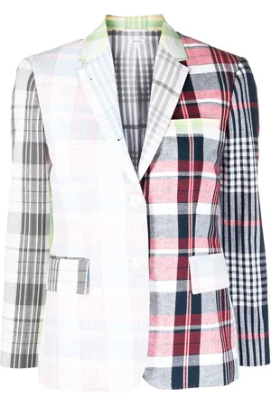 Thom Browne Check-pattern cotton blazer