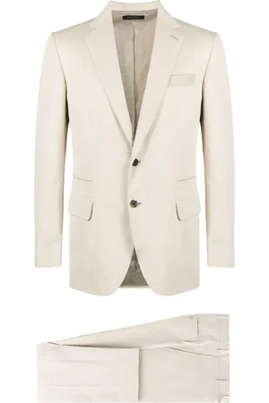 BRIONI Single-breasted cotton-cashmere suit
