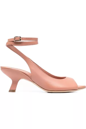vic matiè Pointed-toe leather sandals