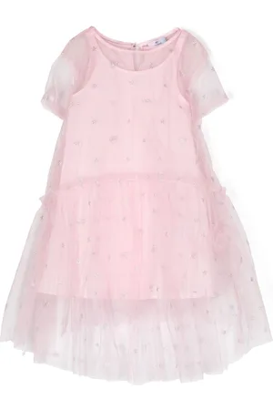 Chiara Ferragni Embroidered-detail tulle-dress